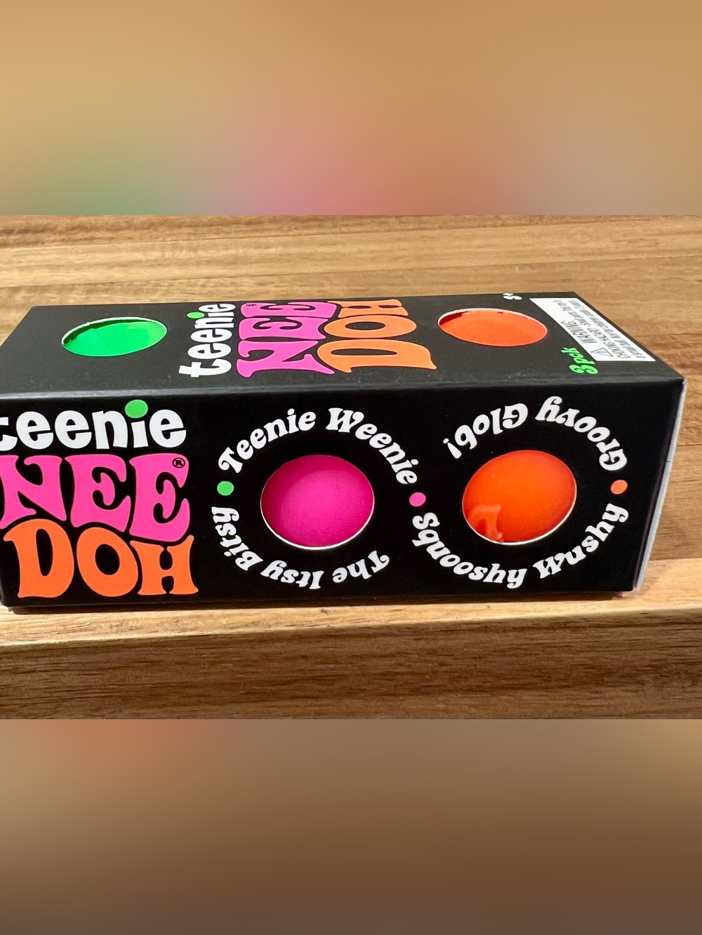 🔥Teenie Weenie NeeDoh Groovy Glob     
3-Pack 💚🩷🧡